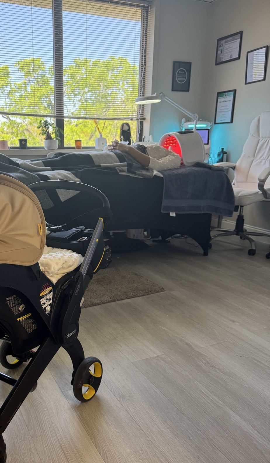 Treatment room at Savchenko Beauty LLC in Boca Raton, Florida